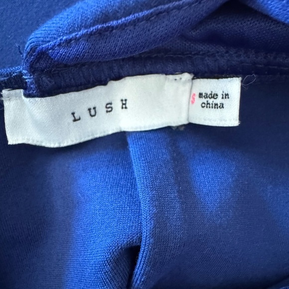 Lulus X LUSH Your Everything Backless Skater Short Mini Dress, Navy Blue, Size S - Picture 13 of 16